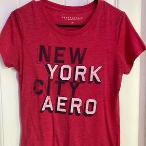 Hot pink Aeropostale New York t-shirt